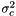 $\sigma^{2}_c$
