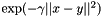 $\exp(-\gamma||x-y||^2)$
