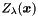 $ Z_\lambda(\boldsymbol x) $