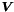 $ {\boldsymbol V} $