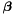 $ \boldsymbol \beta $